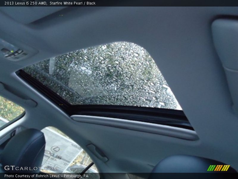 Starfire White Pearl / Black 2013 Lexus IS 250 AWD