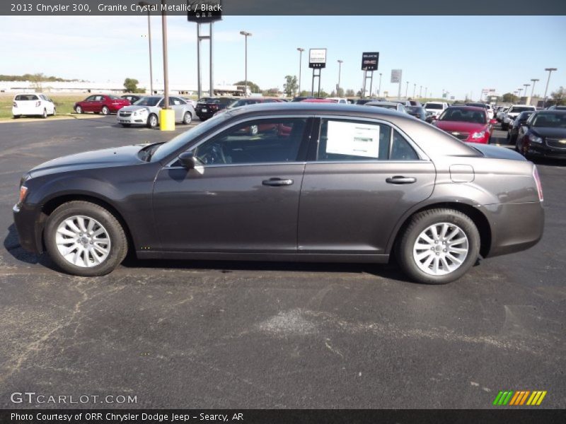 Granite Crystal Metallic / Black 2013 Chrysler 300