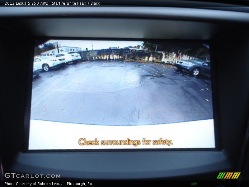 Starfire White Pearl / Black 2013 Lexus IS 250 AWD