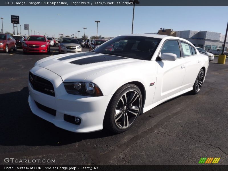 Front 3/4 View of 2013 Charger SRT8 Super Bee