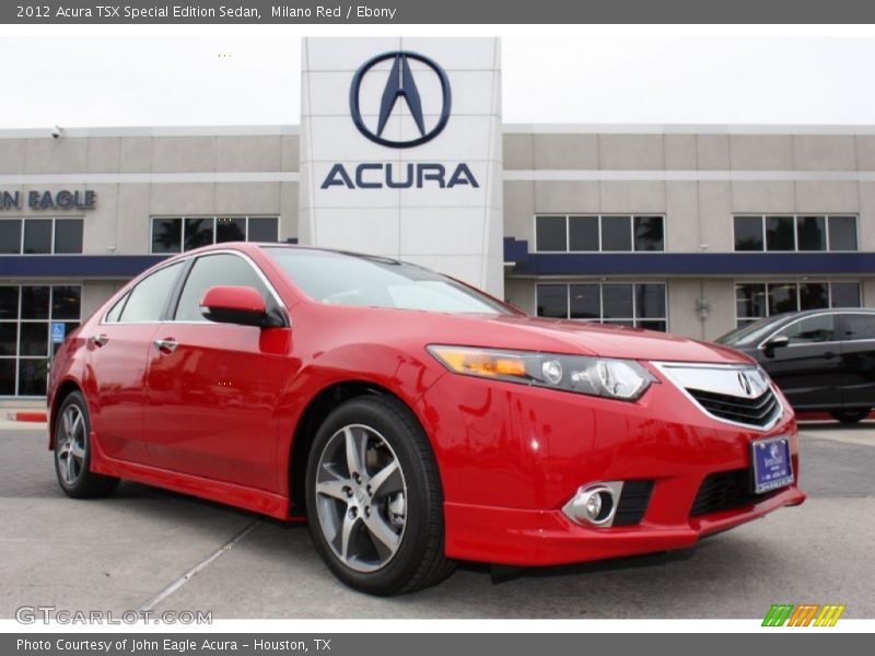 Milano Red / Ebony 2012 Acura TSX Special Edition Sedan