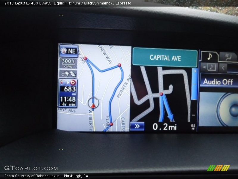 Navigation of 2013 LS 460 L AWD