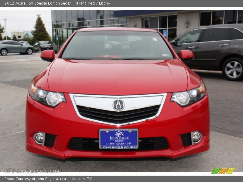 Milano Red / Ebony 2012 Acura TSX Special Edition Sedan