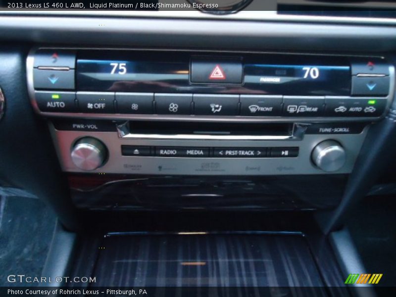 Controls of 2013 LS 460 L AWD