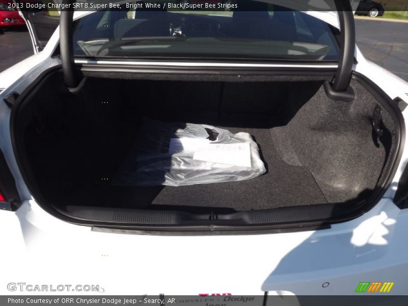 Bright White / Black/Super Bee Stripes 2013 Dodge Charger SRT8 Super Bee