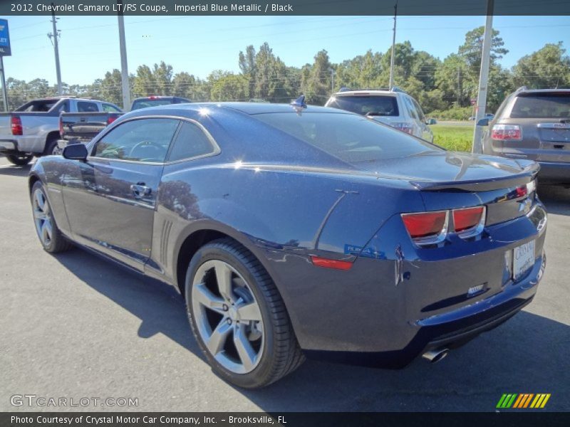 Imperial Blue Metallic / Black 2012 Chevrolet Camaro LT/RS Coupe
