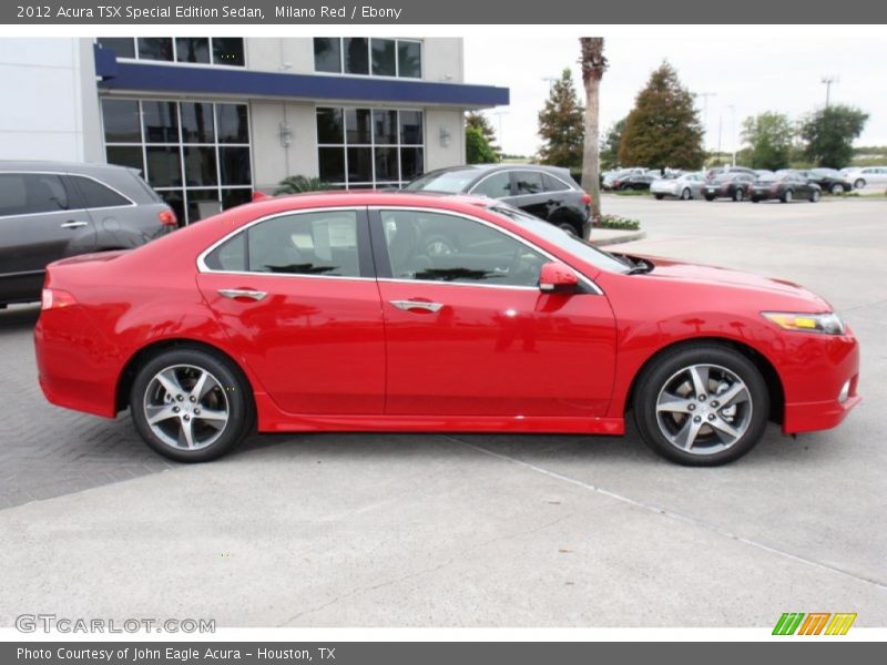 Milano Red / Ebony 2012 Acura TSX Special Edition Sedan