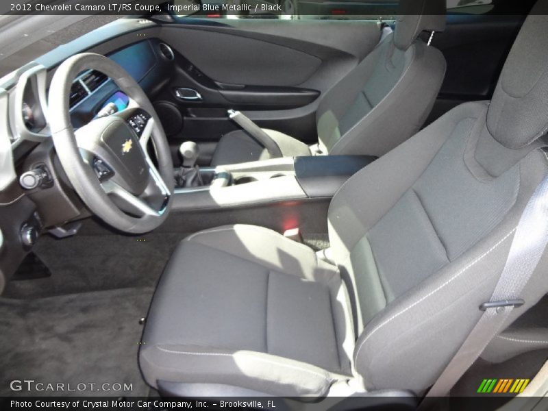 Imperial Blue Metallic / Black 2012 Chevrolet Camaro LT/RS Coupe
