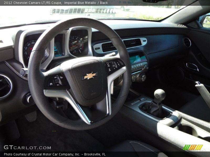 Imperial Blue Metallic / Black 2012 Chevrolet Camaro LT/RS Coupe