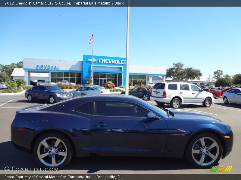 Imperial Blue Metallic / Black 2012 Chevrolet Camaro LT/RS Coupe