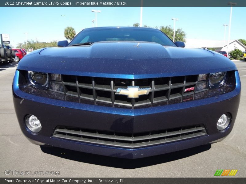 Imperial Blue Metallic / Black 2012 Chevrolet Camaro LT/RS Coupe