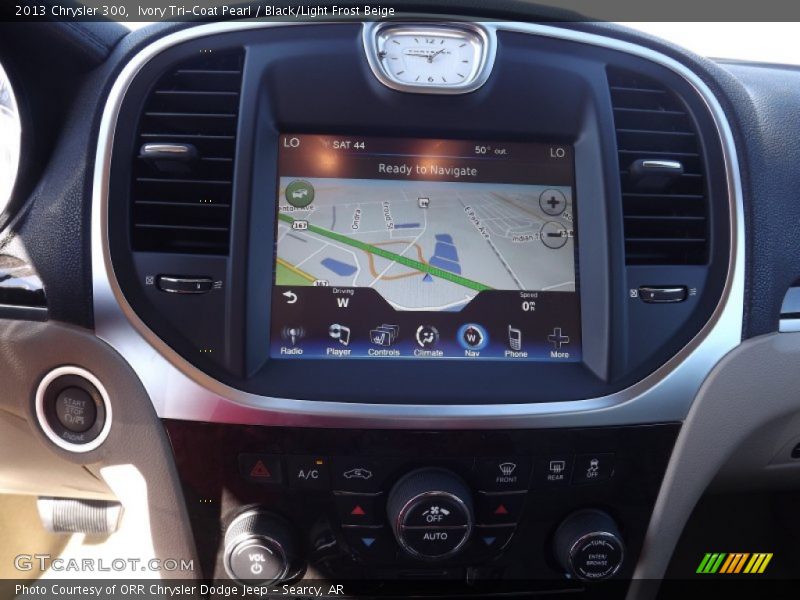 Ivory Tri-Coat Pearl / Black/Light Frost Beige 2013 Chrysler 300
