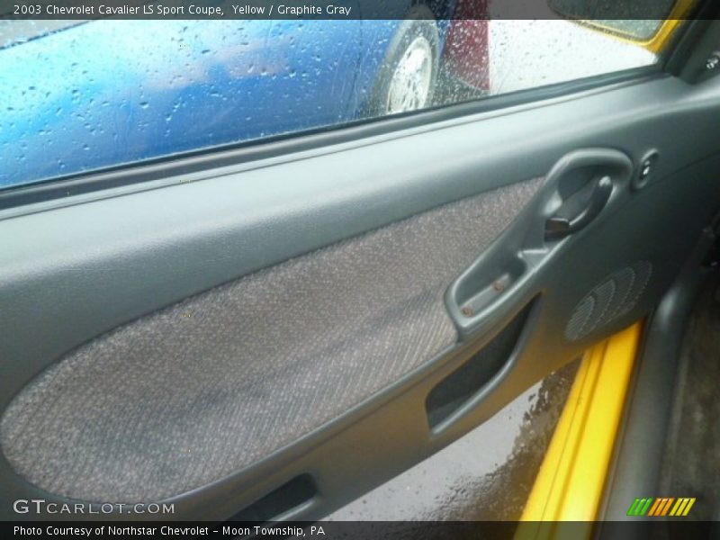 Yellow / Graphite Gray 2003 Chevrolet Cavalier LS Sport Coupe