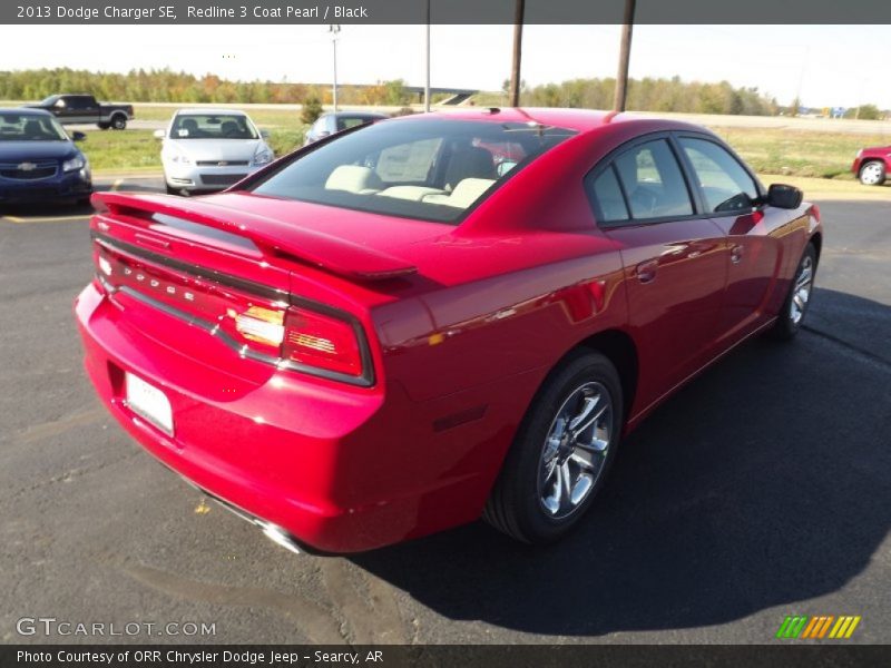 Redline 3 Coat Pearl / Black 2013 Dodge Charger SE