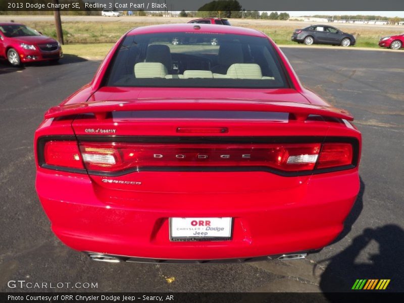 Redline 3 Coat Pearl / Black 2013 Dodge Charger SE