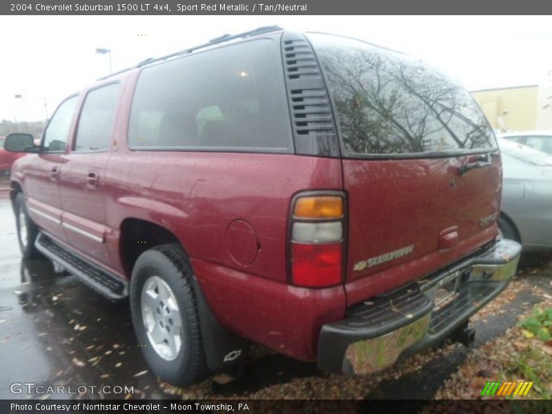 Sport Red Metallic / Tan/Neutral 2004 Chevrolet Suburban 1500 LT 4x4