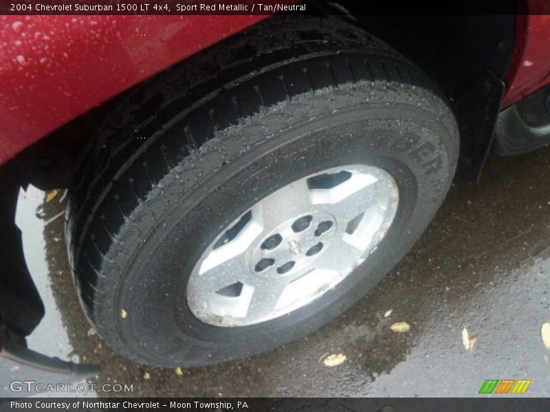 Sport Red Metallic / Tan/Neutral 2004 Chevrolet Suburban 1500 LT 4x4