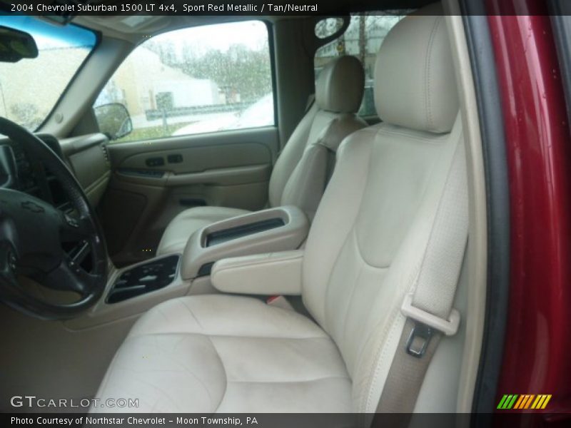 Sport Red Metallic / Tan/Neutral 2004 Chevrolet Suburban 1500 LT 4x4