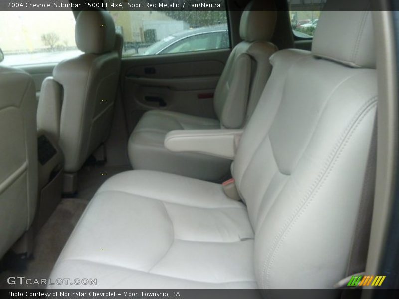 Sport Red Metallic / Tan/Neutral 2004 Chevrolet Suburban 1500 LT 4x4