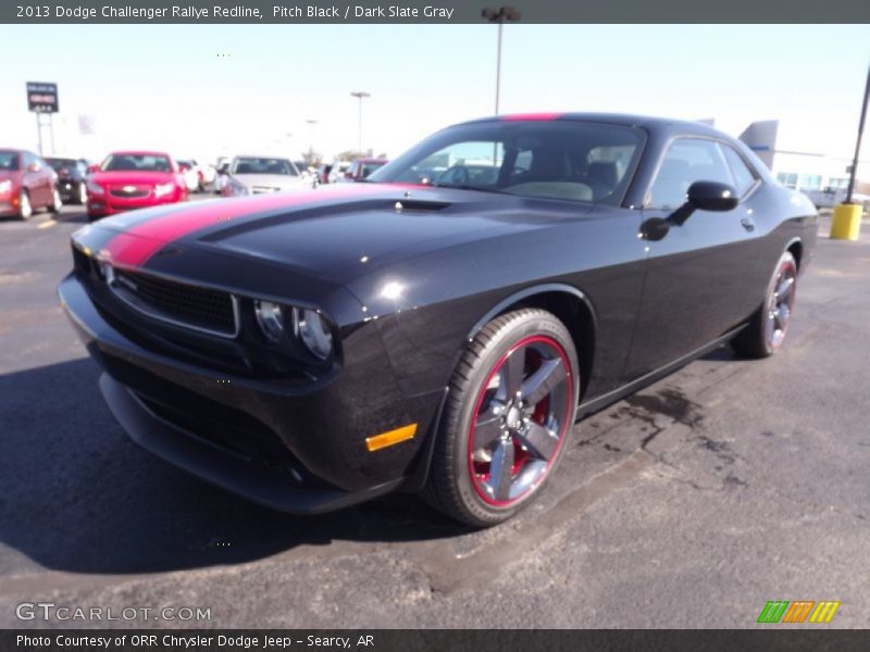 Front 3/4 View of 2013 Challenger Rallye Redline