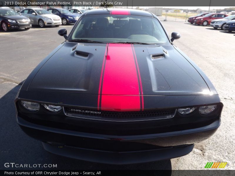 Pitch Black / Dark Slate Gray 2013 Dodge Challenger Rallye Redline