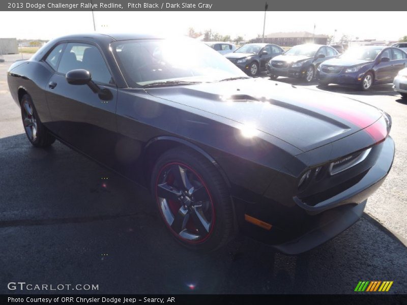 Pitch Black / Dark Slate Gray 2013 Dodge Challenger Rallye Redline