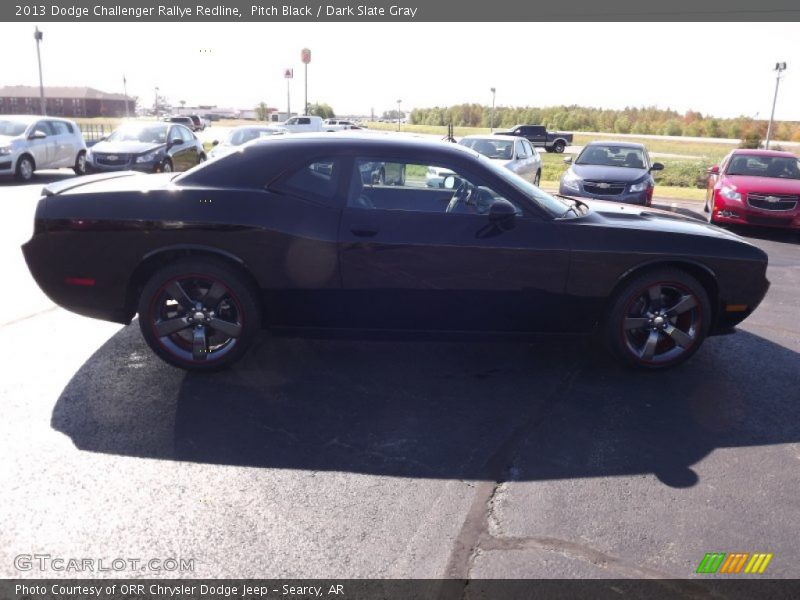 Pitch Black / Dark Slate Gray 2013 Dodge Challenger Rallye Redline