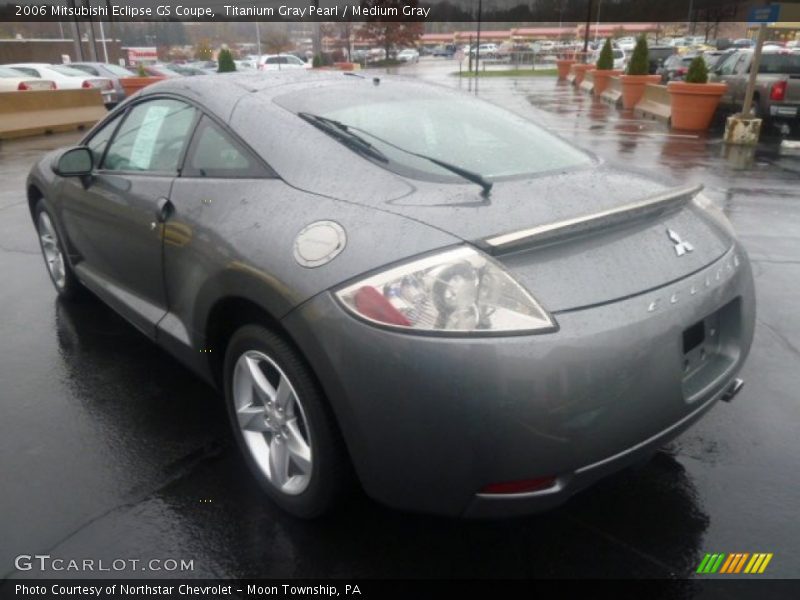 Titanium Gray Pearl / Medium Gray 2006 Mitsubishi Eclipse GS Coupe