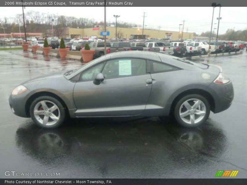 Titanium Gray Pearl / Medium Gray 2006 Mitsubishi Eclipse GS Coupe