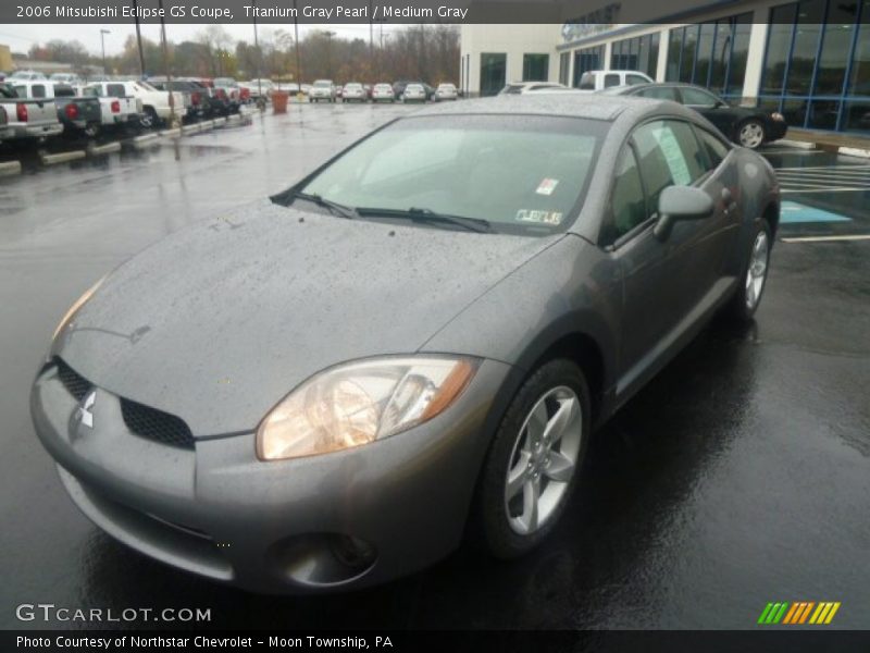 Titanium Gray Pearl / Medium Gray 2006 Mitsubishi Eclipse GS Coupe