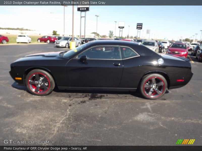 Pitch Black / Dark Slate Gray 2013 Dodge Challenger Rallye Redline