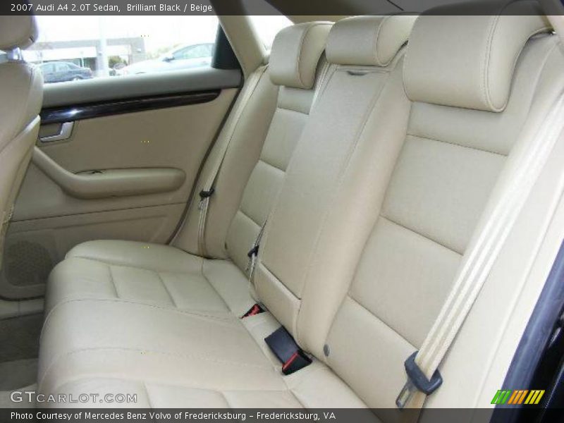 Brilliant Black / Beige 2007 Audi A4 2.0T Sedan