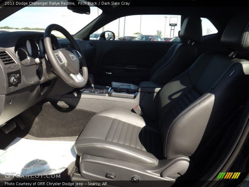 Pitch Black / Dark Slate Gray 2013 Dodge Challenger Rallye Redline