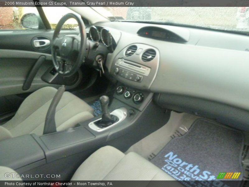 Titanium Gray Pearl / Medium Gray 2006 Mitsubishi Eclipse GS Coupe