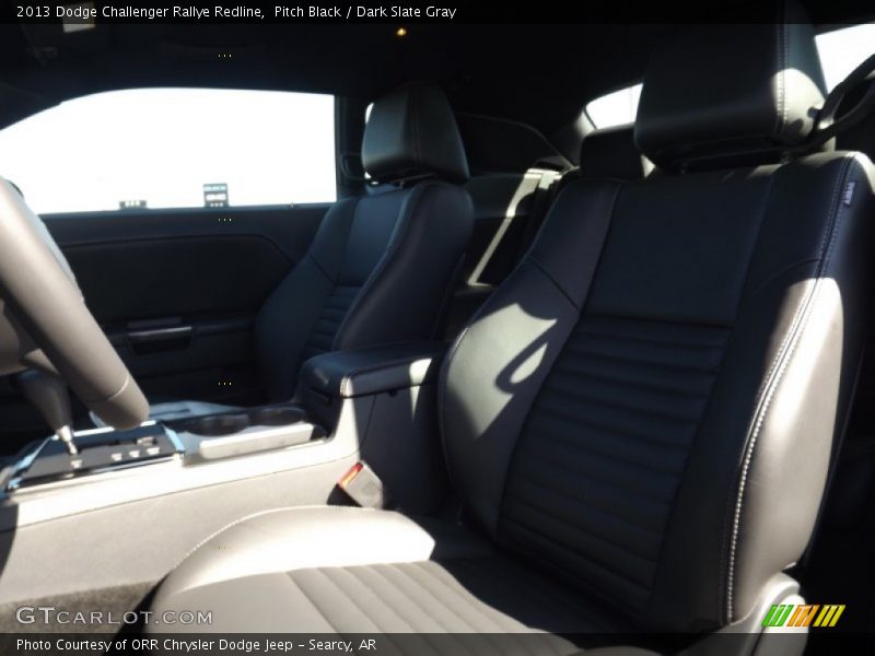 Pitch Black / Dark Slate Gray 2013 Dodge Challenger Rallye Redline