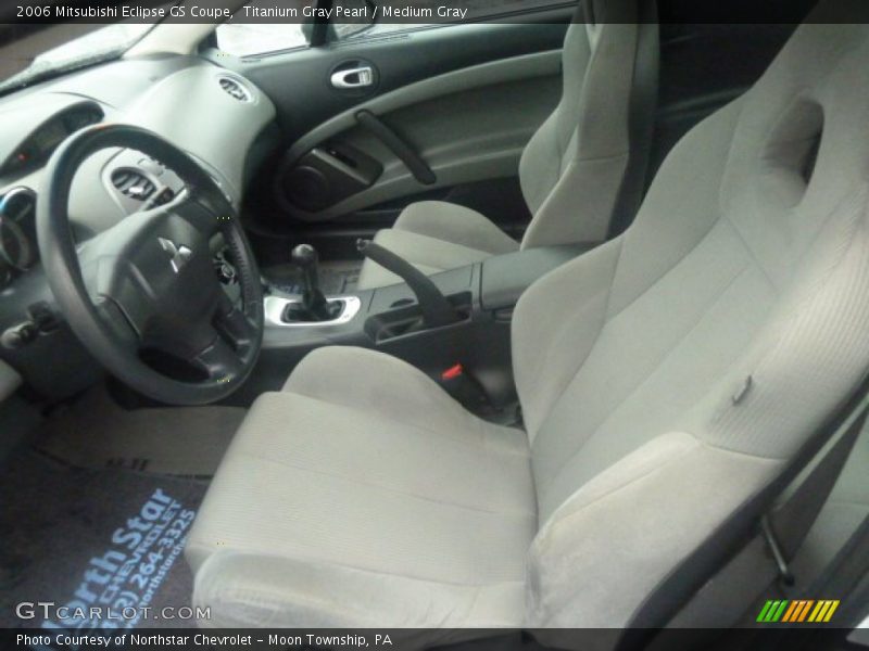 Titanium Gray Pearl / Medium Gray 2006 Mitsubishi Eclipse GS Coupe
