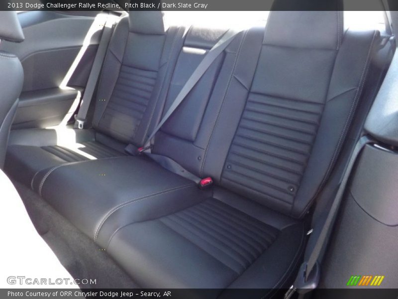 Pitch Black / Dark Slate Gray 2013 Dodge Challenger Rallye Redline