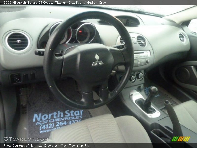 Titanium Gray Pearl / Medium Gray 2006 Mitsubishi Eclipse GS Coupe