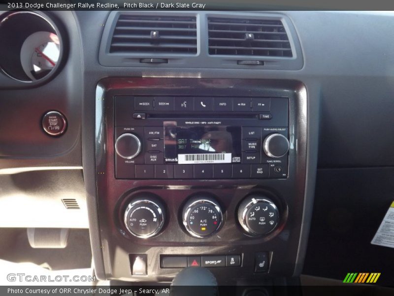 Pitch Black / Dark Slate Gray 2013 Dodge Challenger Rallye Redline
