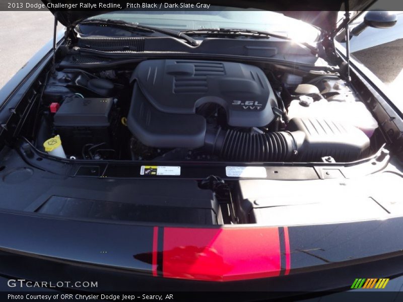 Pitch Black / Dark Slate Gray 2013 Dodge Challenger Rallye Redline