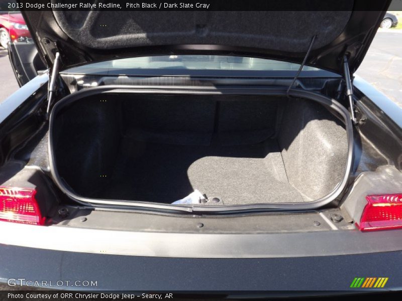 Pitch Black / Dark Slate Gray 2013 Dodge Challenger Rallye Redline