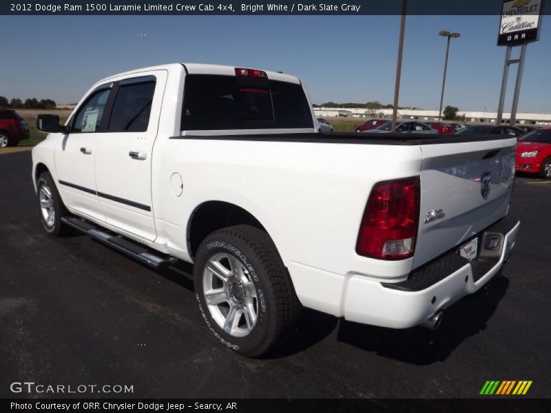 Bright White / Dark Slate Gray 2012 Dodge Ram 1500 Laramie Limited Crew Cab 4x4