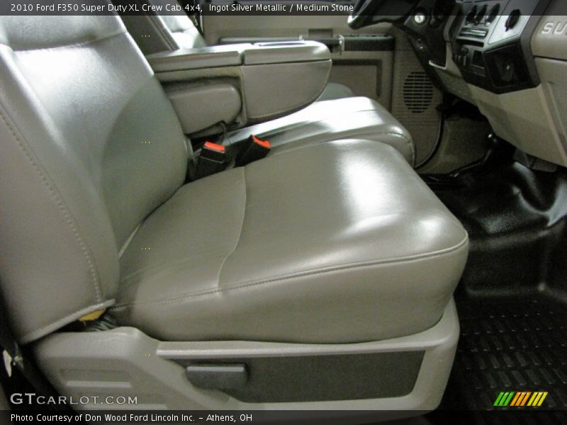 Ingot Silver Metallic / Medium Stone 2010 Ford F350 Super Duty XL Crew Cab 4x4