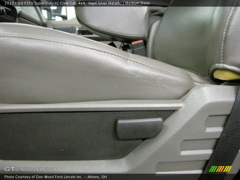 Ingot Silver Metallic / Medium Stone 2010 Ford F350 Super Duty XL Crew Cab 4x4