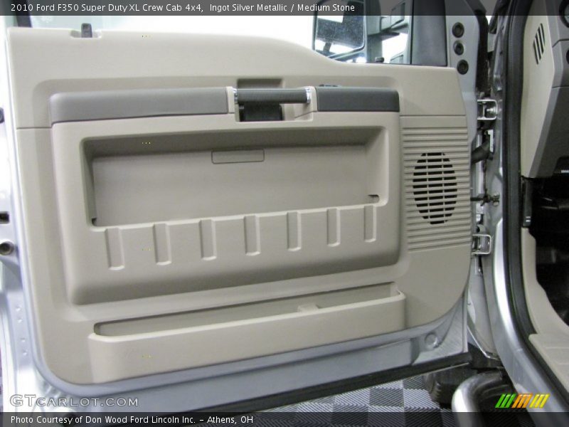 Ingot Silver Metallic / Medium Stone 2010 Ford F350 Super Duty XL Crew Cab 4x4