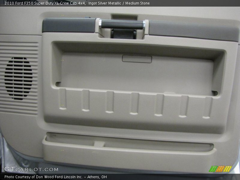 Ingot Silver Metallic / Medium Stone 2010 Ford F350 Super Duty XL Crew Cab 4x4