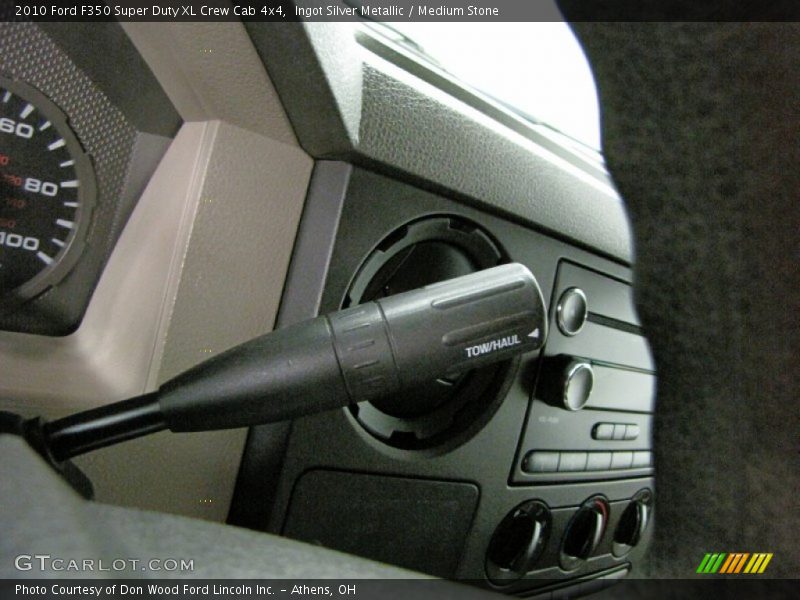 Ingot Silver Metallic / Medium Stone 2010 Ford F350 Super Duty XL Crew Cab 4x4