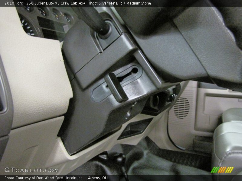 Ingot Silver Metallic / Medium Stone 2010 Ford F350 Super Duty XL Crew Cab 4x4