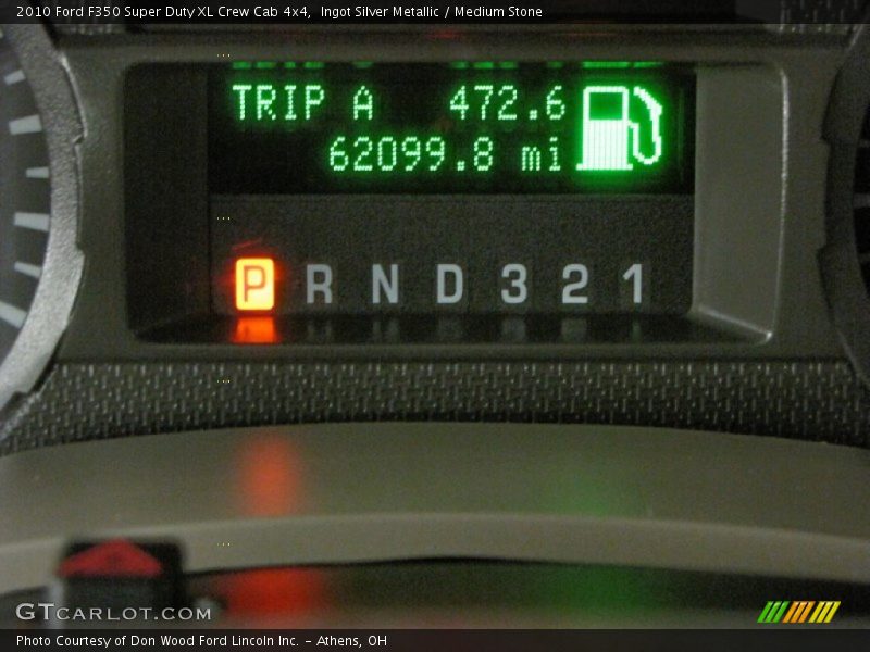 Ingot Silver Metallic / Medium Stone 2010 Ford F350 Super Duty XL Crew Cab 4x4