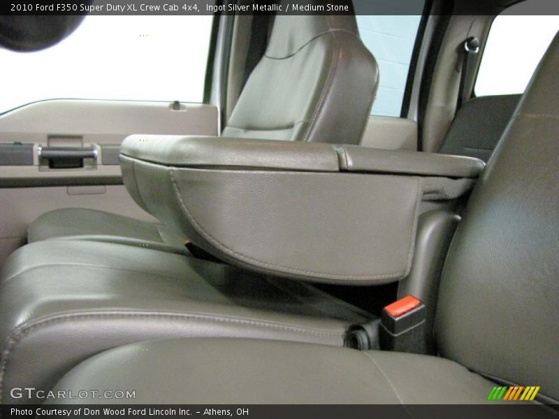 Ingot Silver Metallic / Medium Stone 2010 Ford F350 Super Duty XL Crew Cab 4x4